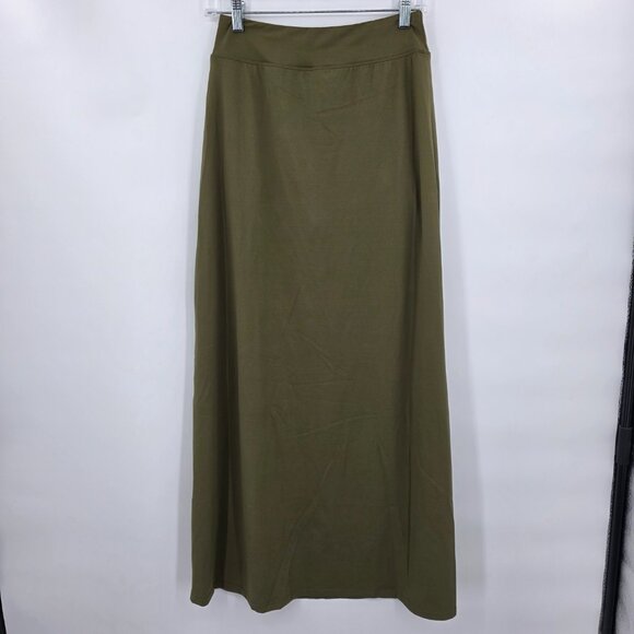 HALARA High Waist 2 In 1 Split Maxi Skort Skirt Buckle Detail Size Small NWT - Picture 12 of 14